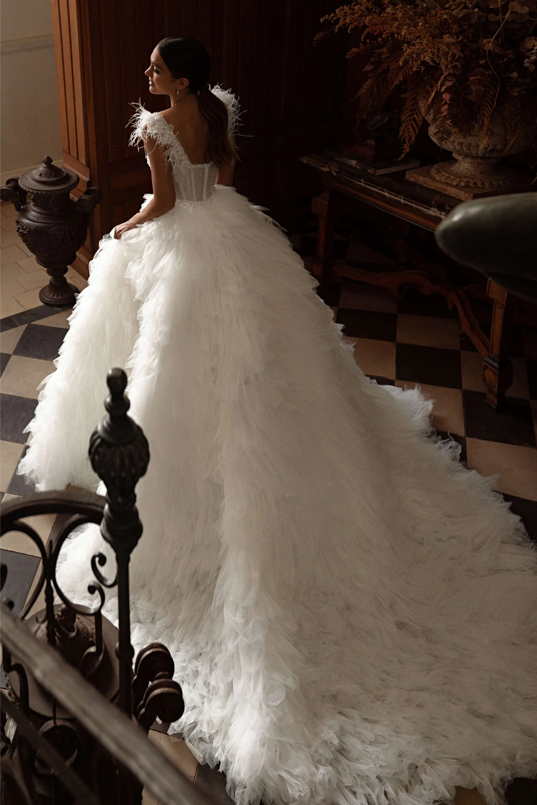Robe de mariée Alice dos — Collection Allégresse — Boutique Carlota Bourg-en-Bresse