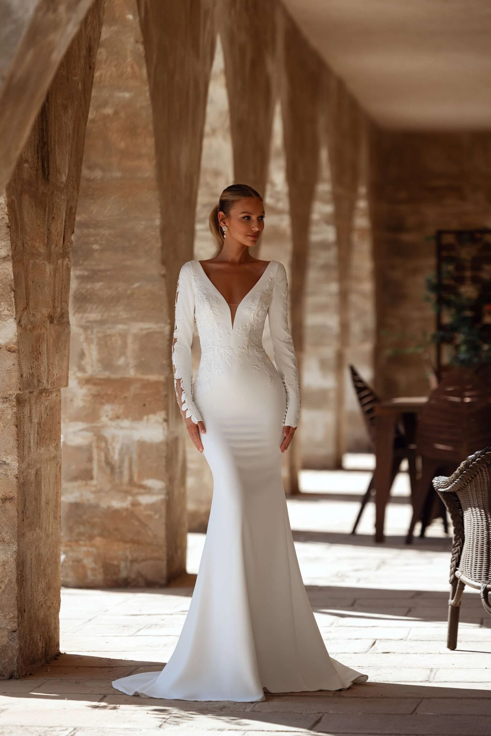 Robe de mariée Chica — Collection Allégresse — Boutique Carlota Bourg-en-Bresse