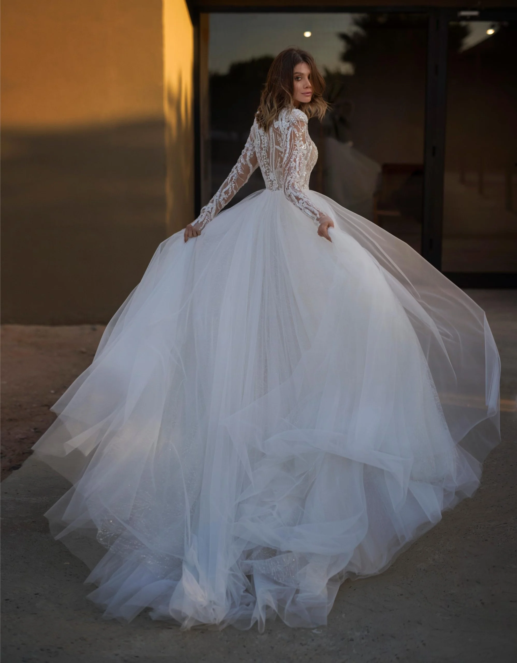 Robe de mariée Carmelia — Collection Natalia Romanova — Boutique Carlota Bourg-en-Bresse