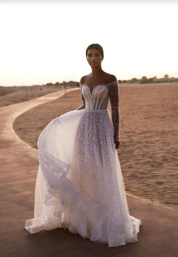 Mariée en robe Natalia Romanova — Boutique Carlota Bourg-en-Bresse