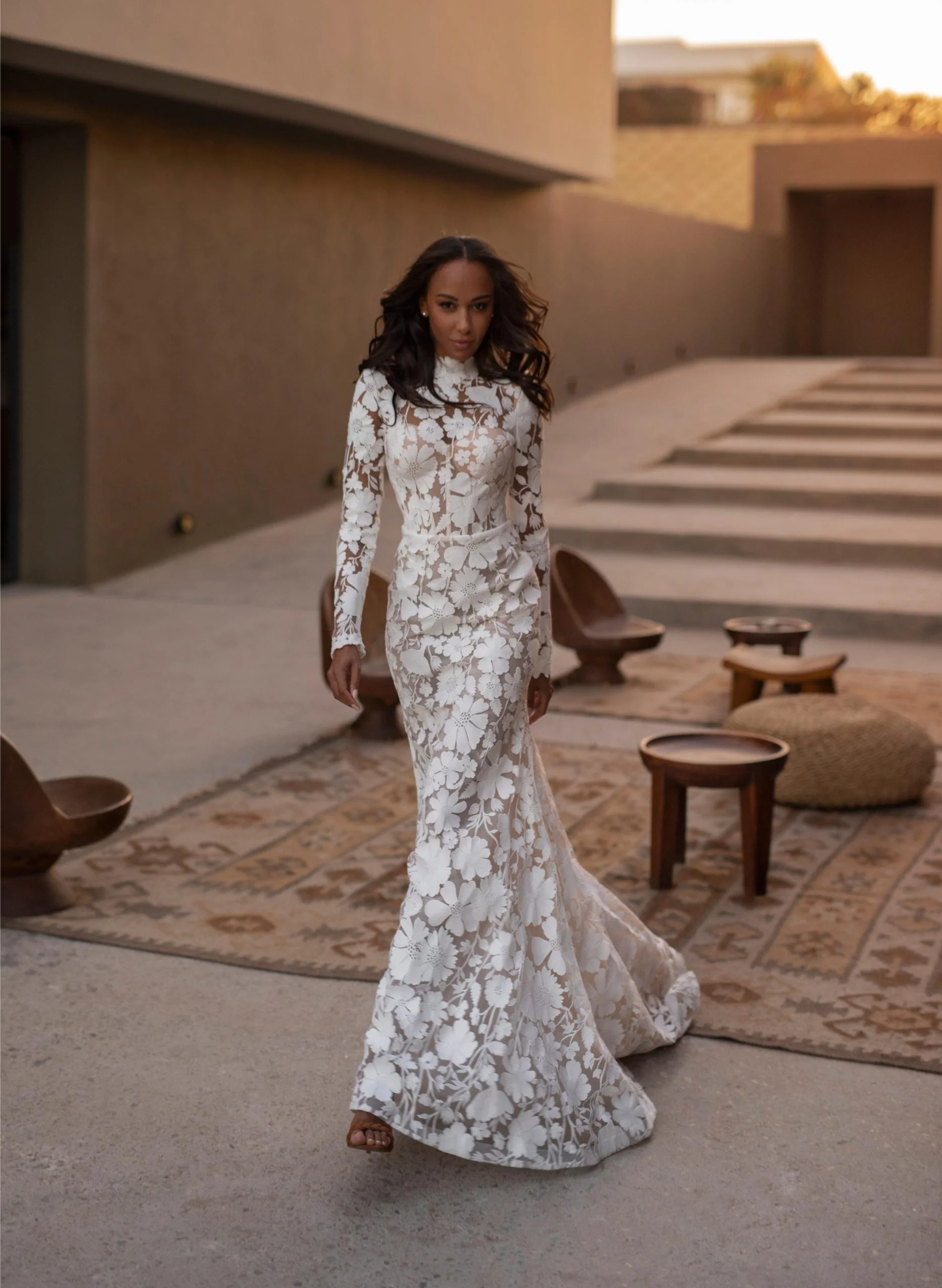 Robe de mariée Frances détail — Collection Natalia Romanova — Boutique Carlota Bourg-en-Bresse
